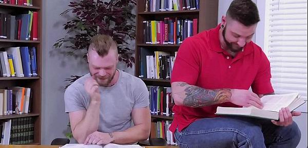  FistingCentral Tattooed Muscle Hunks Fist Instead of Study